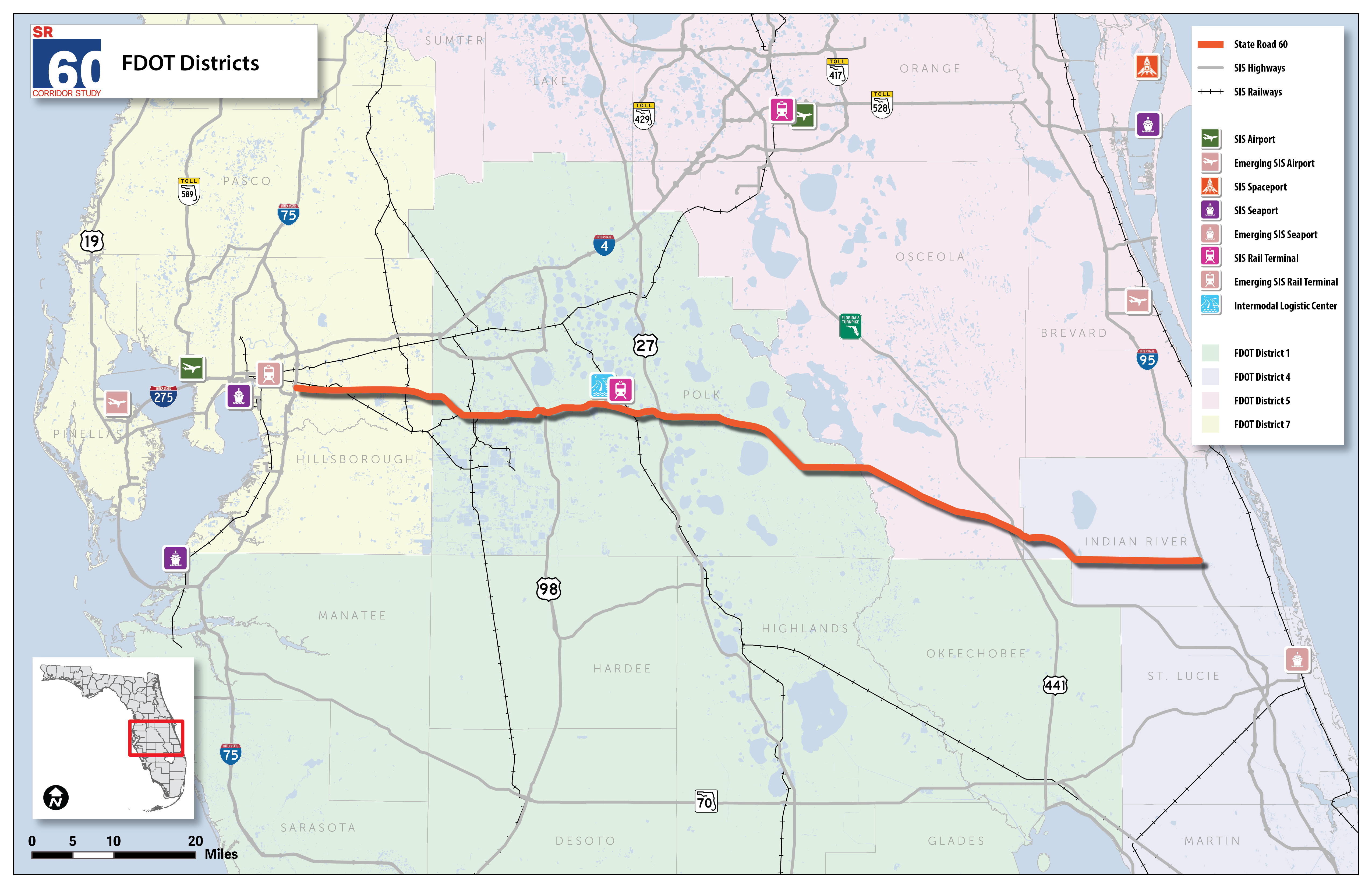 Directions To State Road 60 State Road 60 Corridor Study